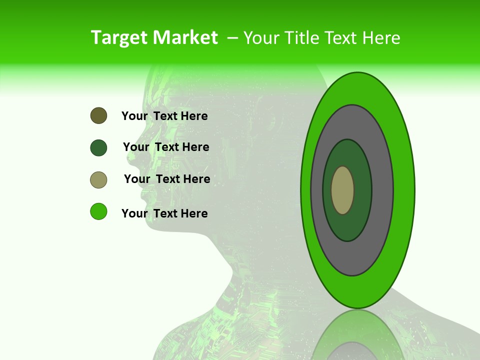 Processor Object White PowerPoint Template