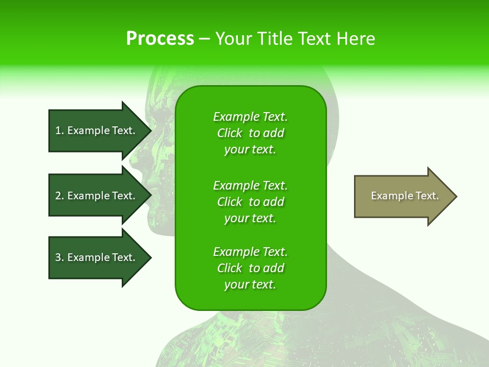 Processor Object White PowerPoint Template