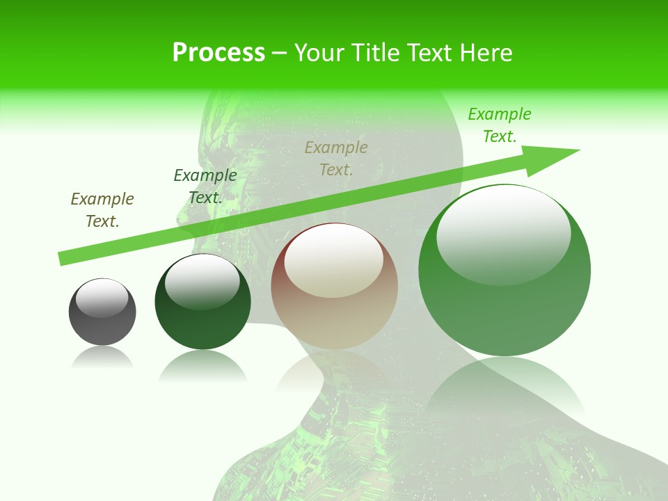 Processor Object White PowerPoint Template