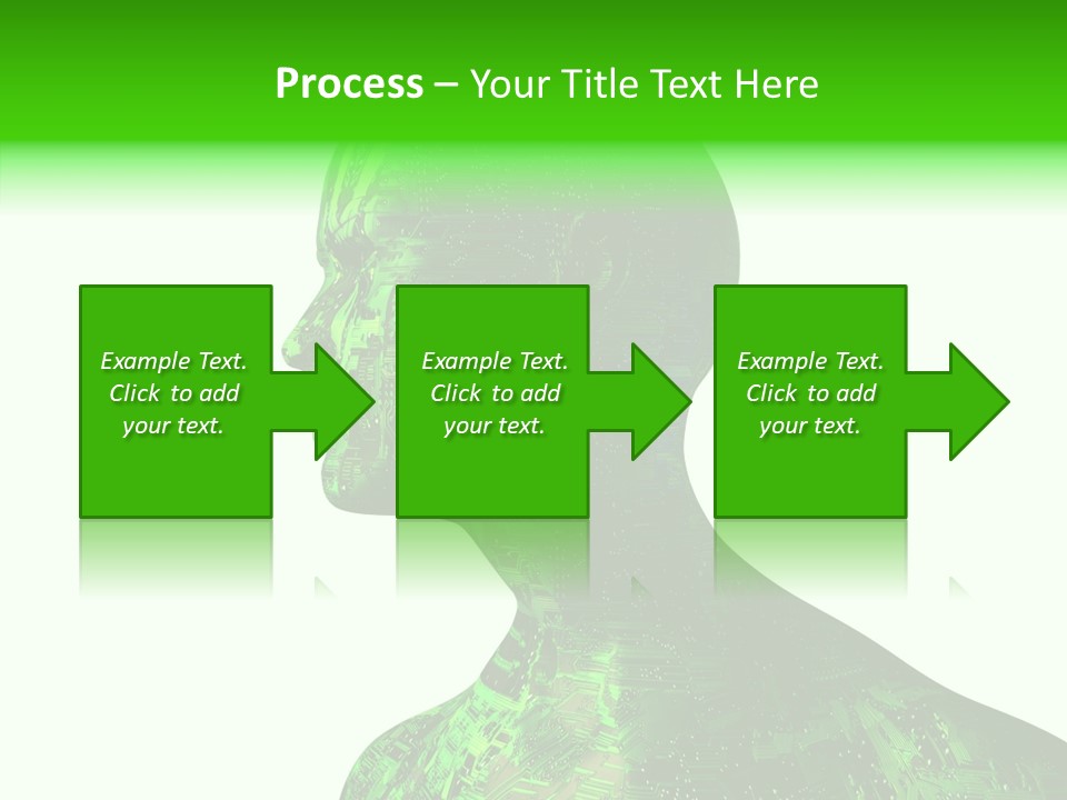 Processor Object White PowerPoint Template