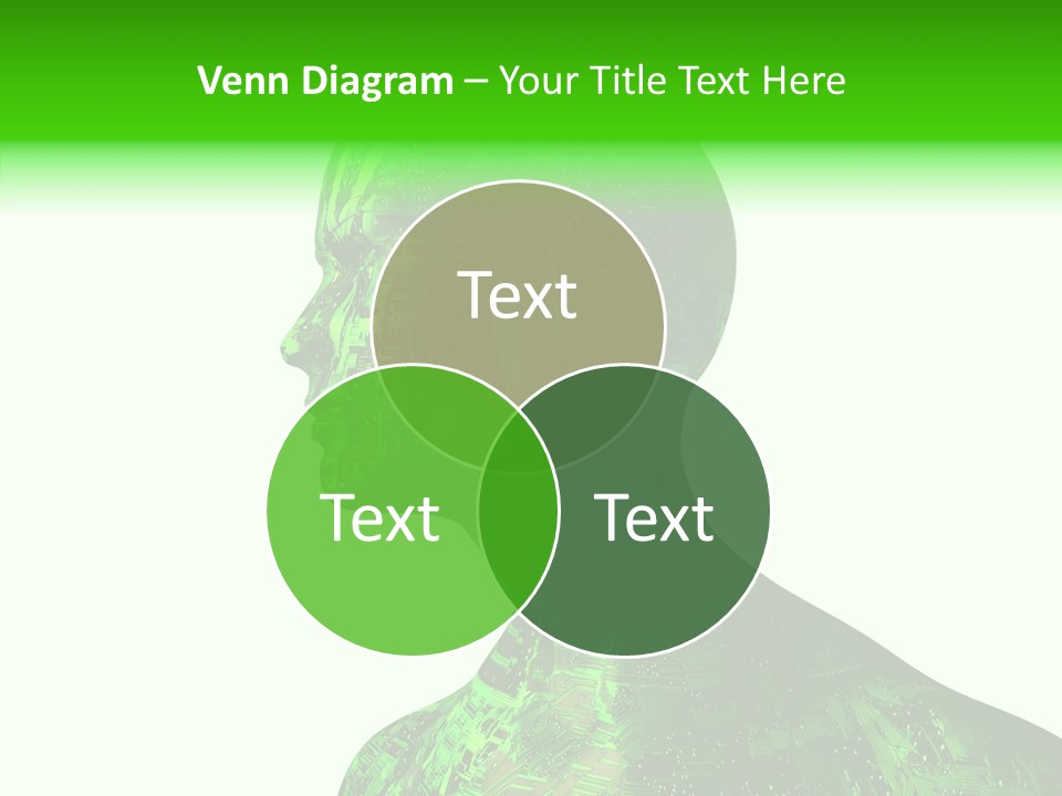 Processor Object White PowerPoint Template