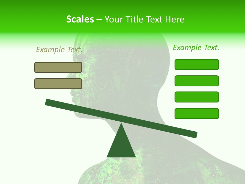 Processor Object White PowerPoint Template