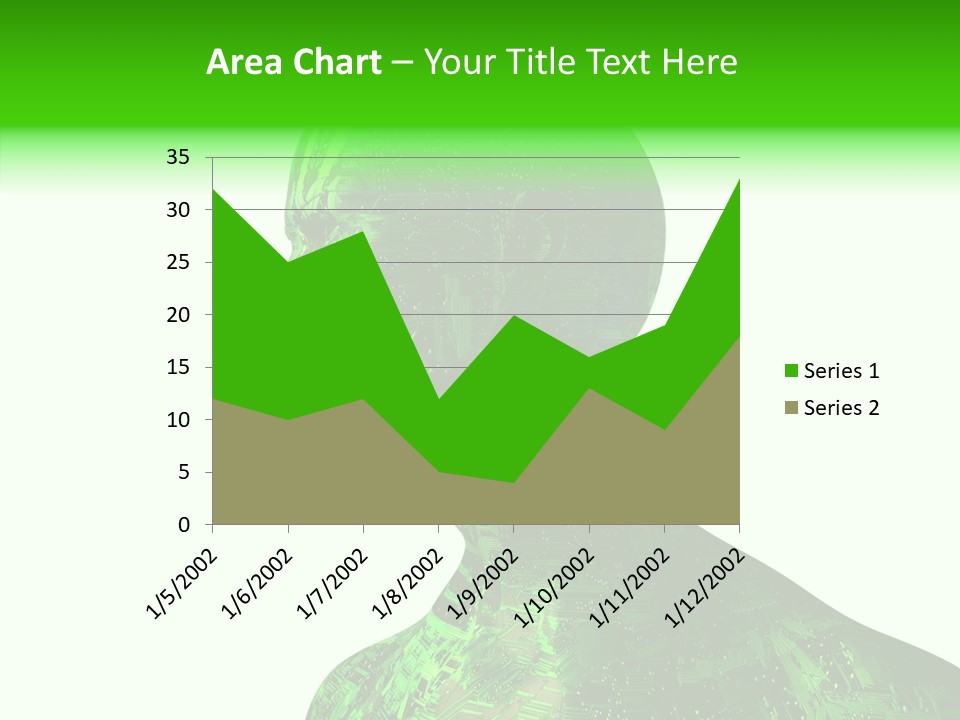 Processor Object White PowerPoint Template