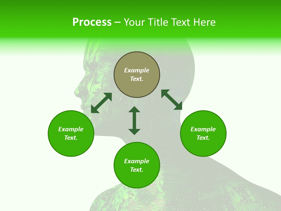 Processor Object White PowerPoint Template