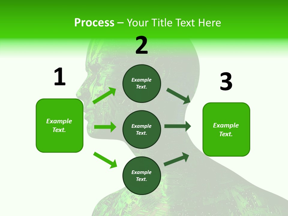 Processor Object White PowerPoint Template