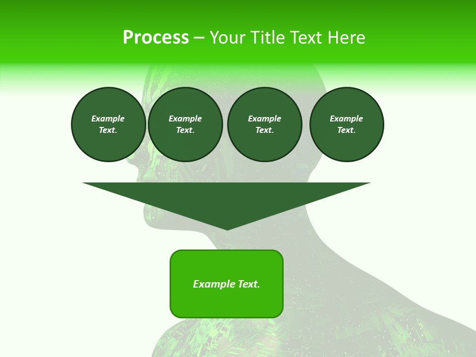 Processor Object White PowerPoint Template