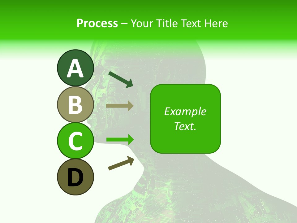 Processor Object White PowerPoint Template