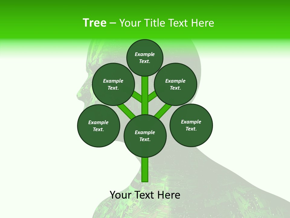 Processor Object White PowerPoint Template