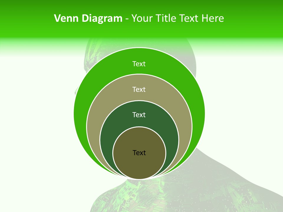 Processor Object White PowerPoint Template