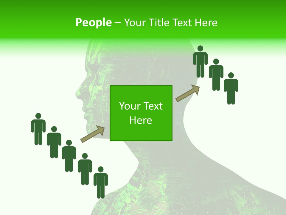 Processor Object White PowerPoint Template