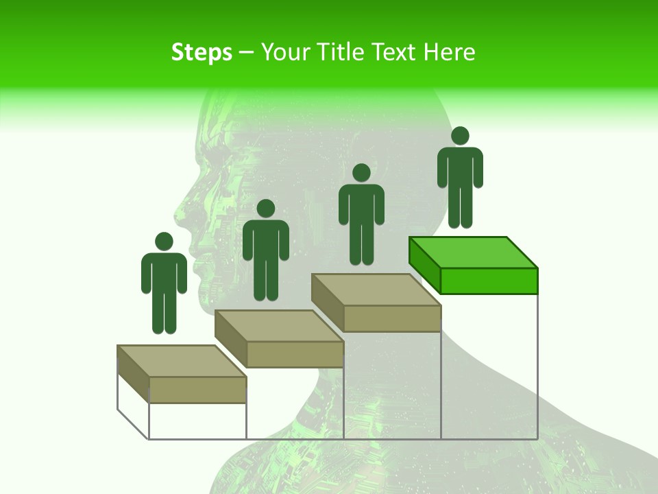 Processor Object White PowerPoint Template