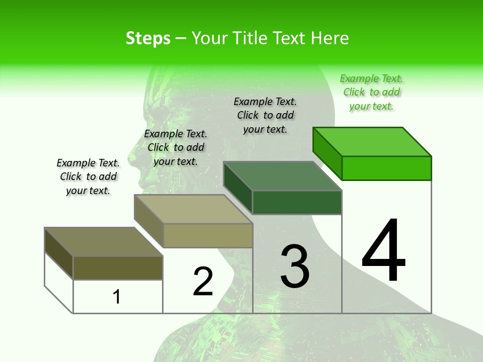 Processor Object White PowerPoint Template