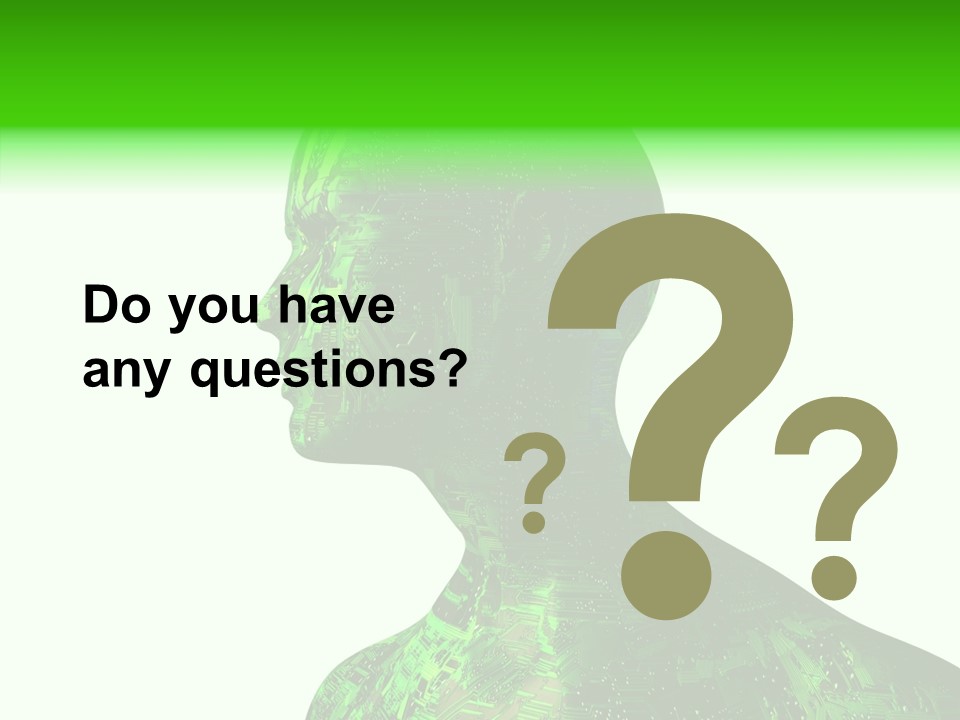 Processor Object White PowerPoint Template