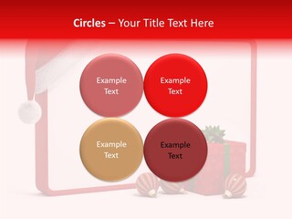 Glass Red Winter PowerPoint Template