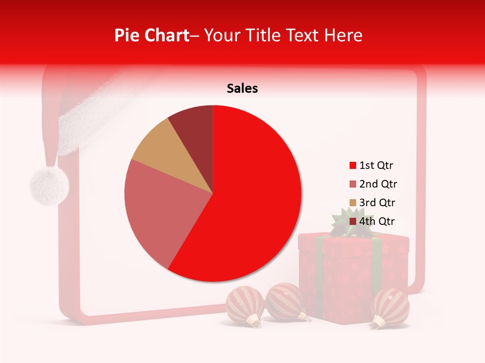 Glass Red Winter PowerPoint Template