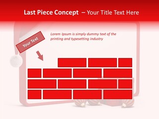 Glass Red Winter PowerPoint Template