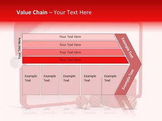 Glass Red Winter PowerPoint Template