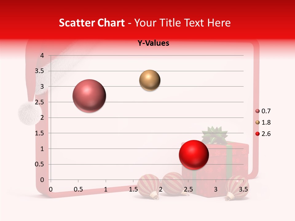 Glass Red Winter PowerPoint Template