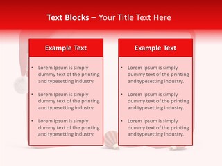 Glass Red Winter PowerPoint Template