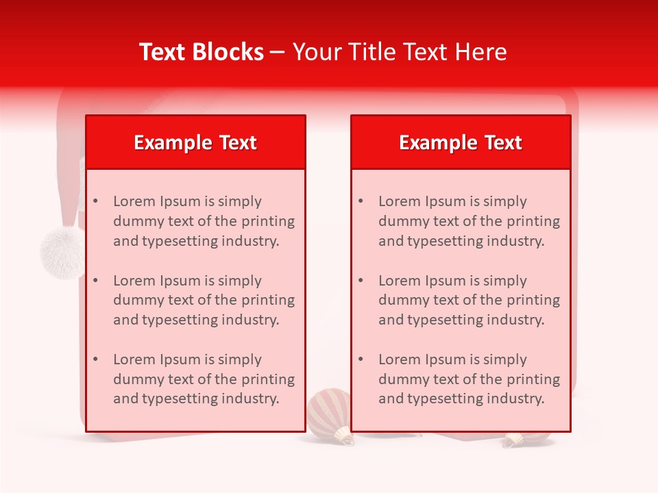 Glass Red Winter PowerPoint Template