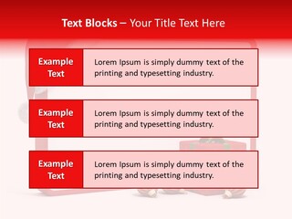 Glass Red Winter PowerPoint Template