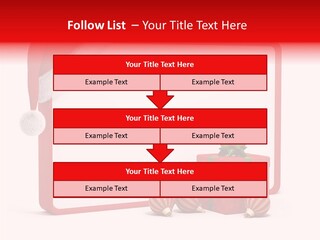 Glass Red Winter PowerPoint Template
