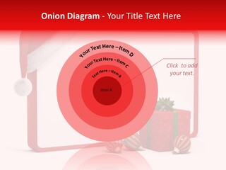 Glass Red Winter PowerPoint Template