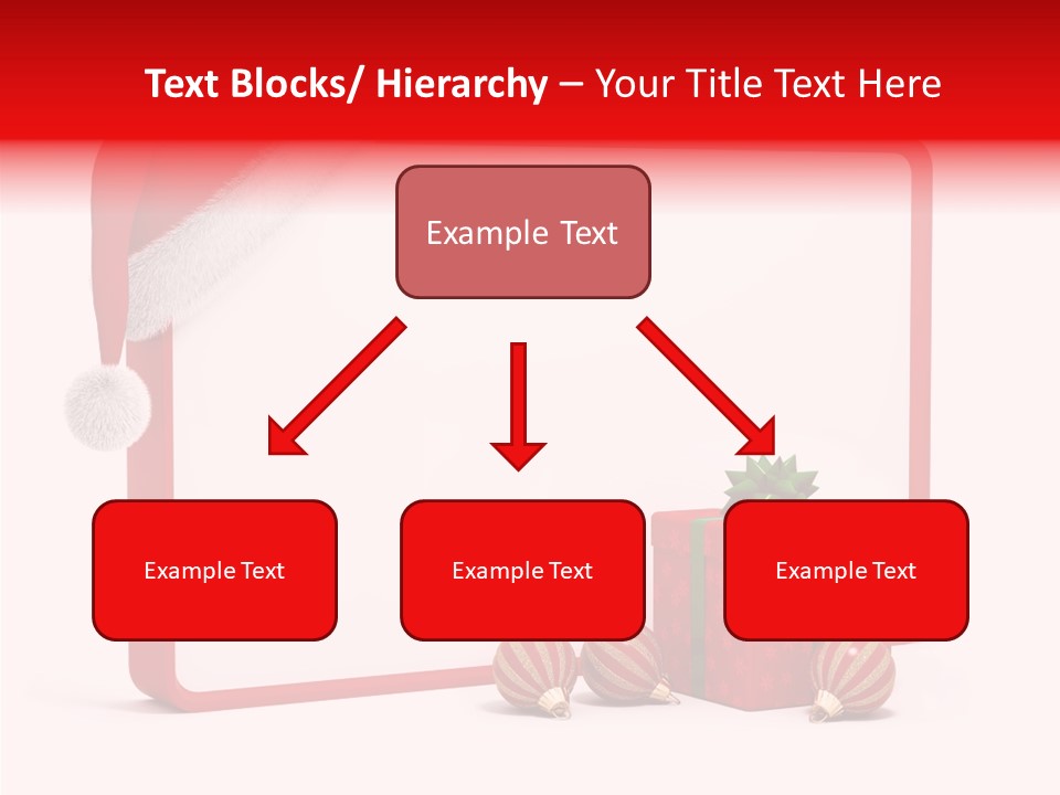 Glass Red Winter PowerPoint Template