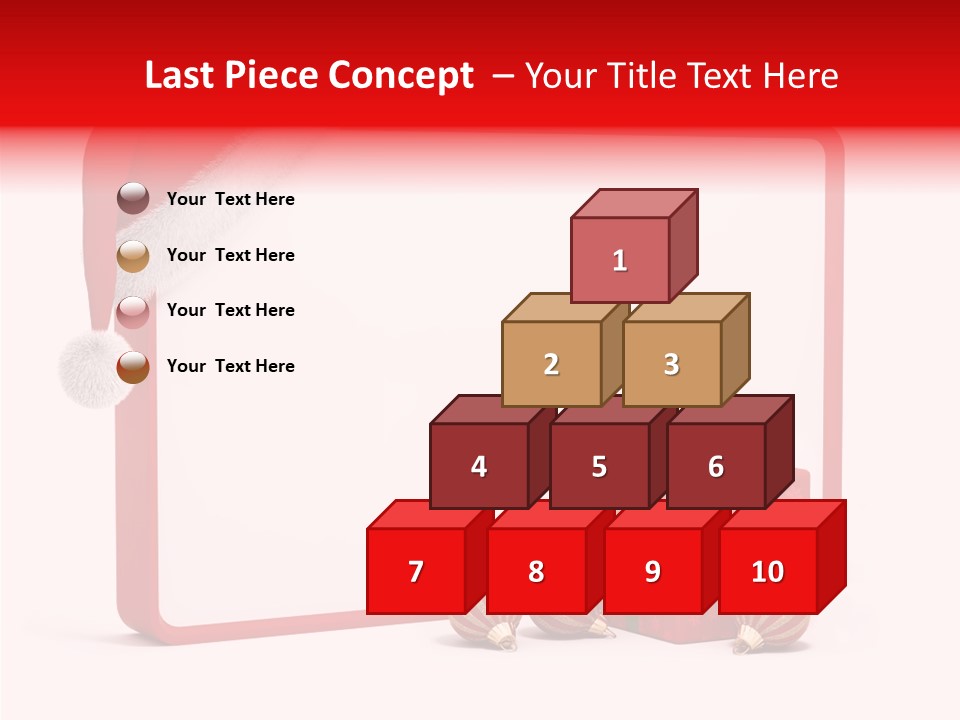 Glass Red Winter PowerPoint Template