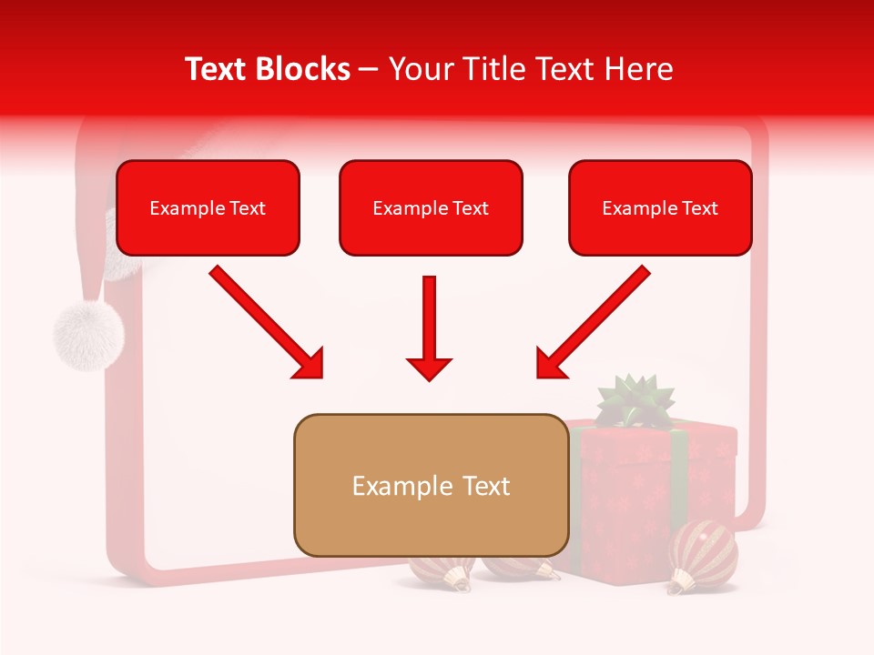 Glass Red Winter PowerPoint Template