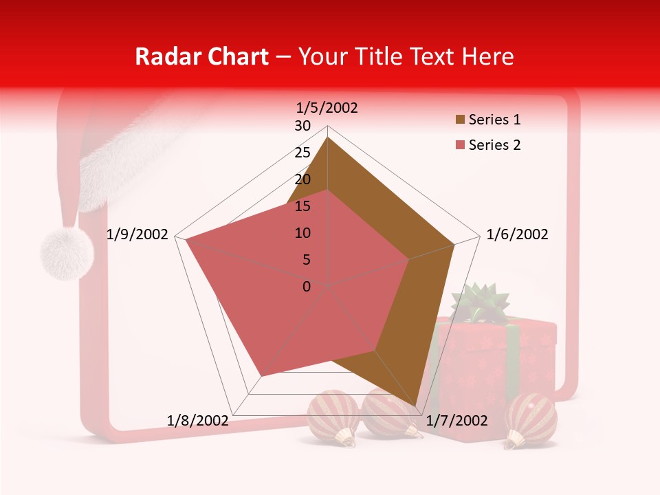 Glass Red Winter PowerPoint Template