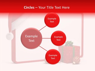 Glass Red Winter PowerPoint Template