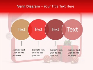 Glass Red Winter PowerPoint Template