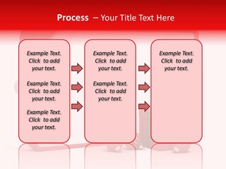 Glass Red Winter PowerPoint Template