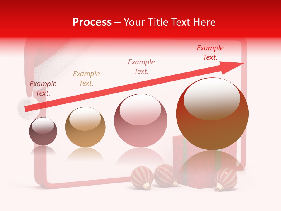 Glass Red Winter PowerPoint Template