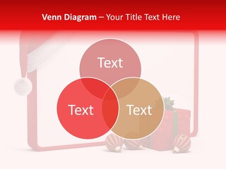 Glass Red Winter PowerPoint Template