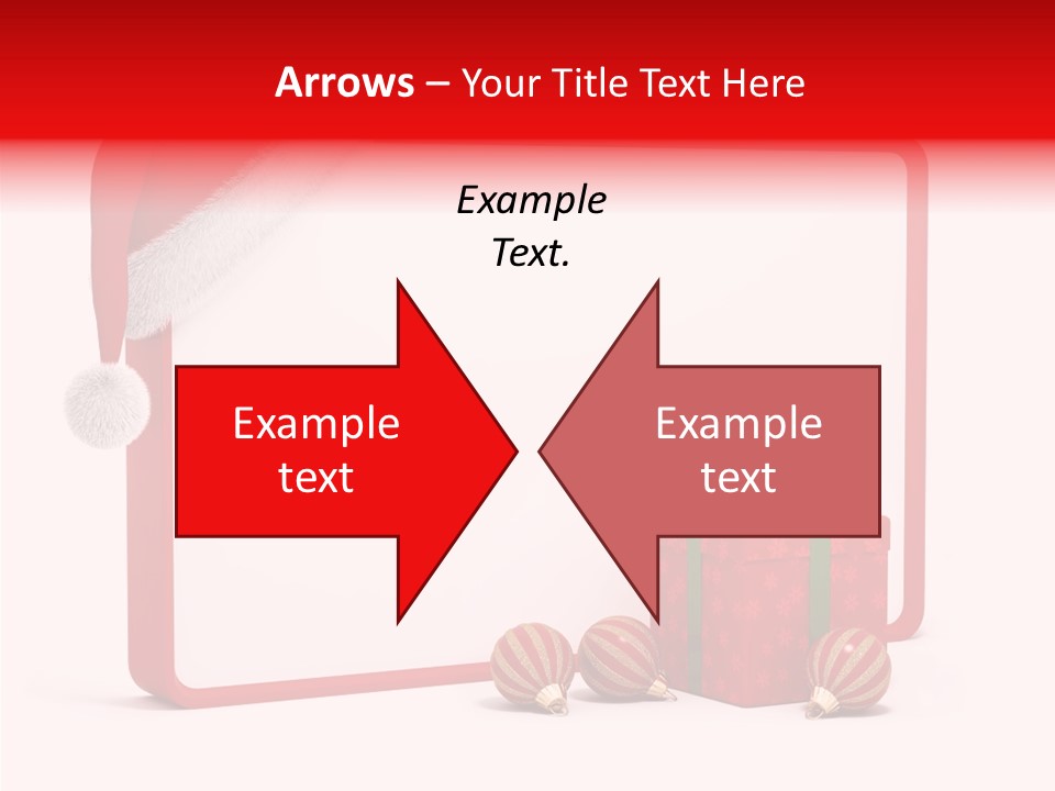 Glass Red Winter PowerPoint Template