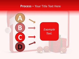 Glass Red Winter PowerPoint Template