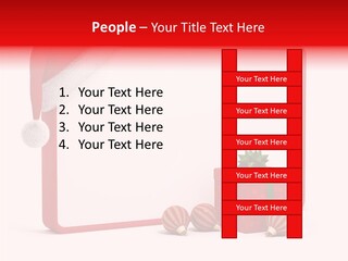 Glass Red Winter PowerPoint Template