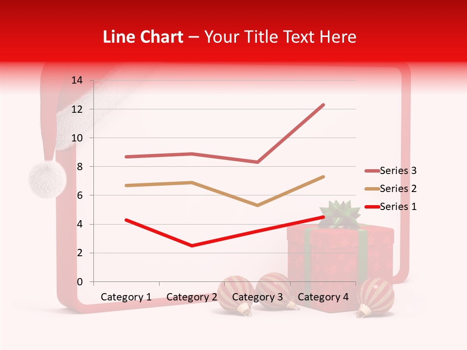 Glass Red Winter PowerPoint Template