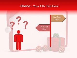 Glass Red Winter PowerPoint Template