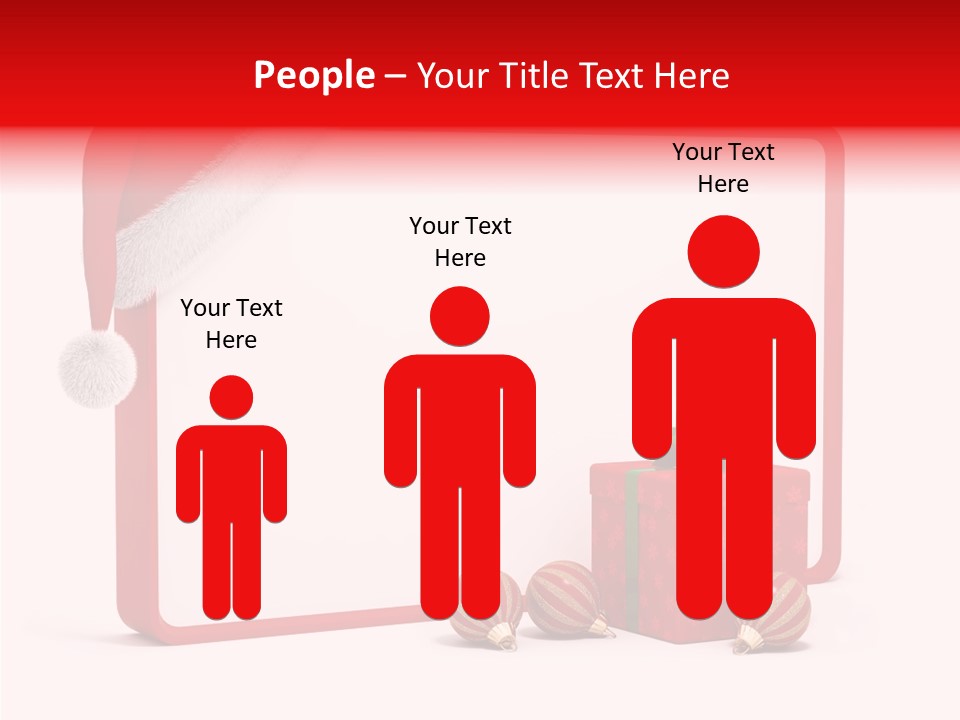 Glass Red Winter PowerPoint Template