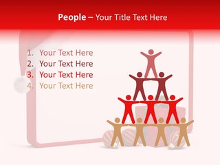 Glass Red Winter PowerPoint Template