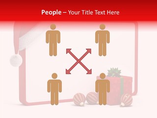 Glass Red Winter PowerPoint Template