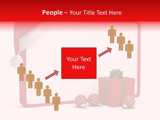 Glass Red Winter PowerPoint Template