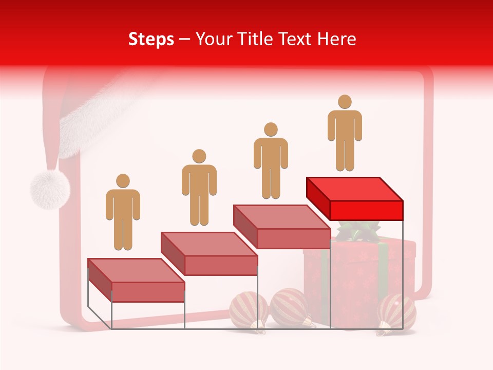 Glass Red Winter PowerPoint Template