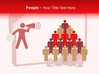 Glass Red Winter PowerPoint Template