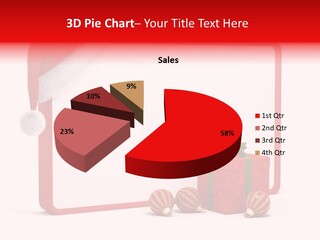 Glass Red Winter PowerPoint Template