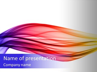 Smoulder Abstract Incense PowerPoint Template