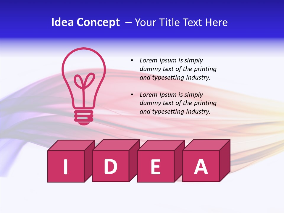 Smoulder Abstract Incense PowerPoint Template